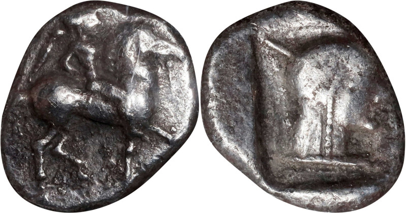 THRACE. Thracian Chersonesos. AR Diobol (1.21 gms), ca. 450-432 B.C. NGC Ch VF, ...