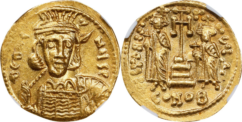 CONSTANTINE IV, 668-685. AV Solidus (4.39 gms), Constantinople Mint, 4th Officin...