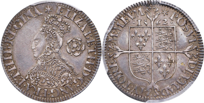 GREAT BRITAIN. 6 Pence, 1562. London Mint. Elizabeth I. NGC EF-45.
S-2595. Pale...