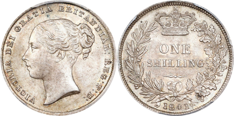 GREAT BRITAIN. Shilling, 1841. London Mint. Victoria. PCGS MS-65.
S-3904; KM-73...