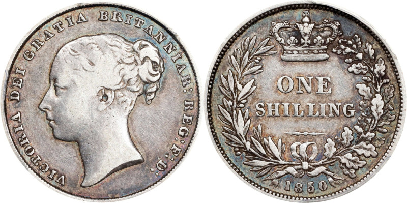 GREAT BRITAIN. Shilling, 1850. London Mint. Victoria. PCGS FINE-15.
S-3904; KM-...