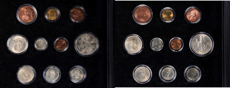 GREAT BRITAIN. Trio of Coronation Sets (30 Pieces), 1953. London Mint. Elizabeth...