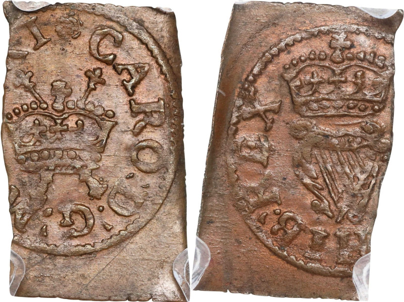 IRELAND. Farthing, ND (1625-44). Lennox Issue. Charles I. PCGS MS-62 Brown.
S-6...