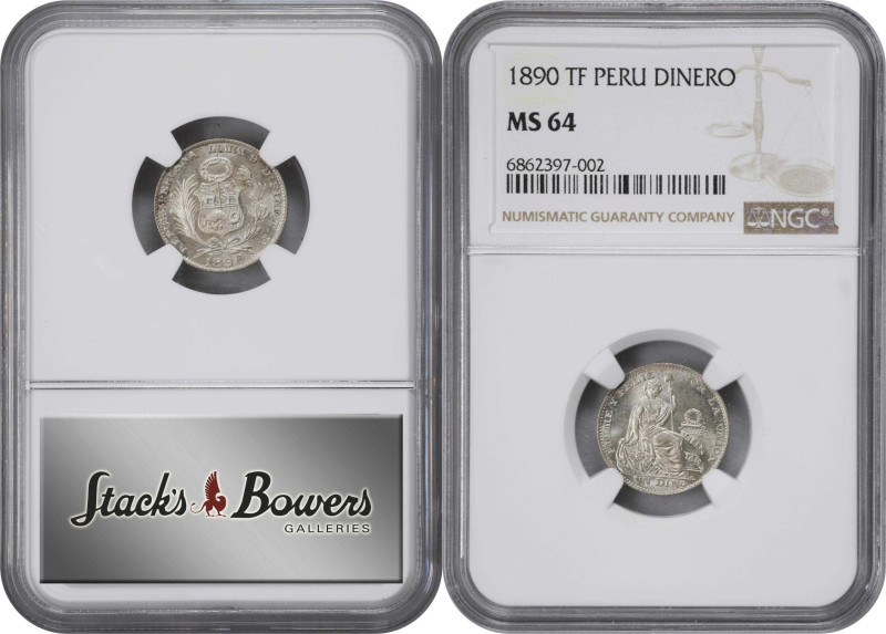 MIXED LOTS. Latin America. Trio of Silver Types (3 Pieces), 1890-1908. All NGC C...