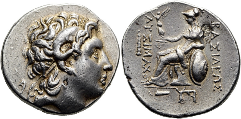 THRAKISCHE KÖNIGE UND DYNASTEN. Lysimachos, 305 - 281 v. Chr. Tetradrachme ø 28m...