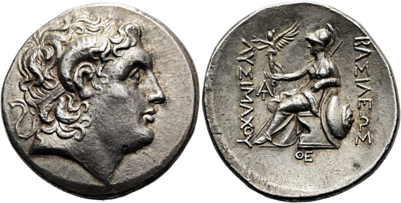 THRAKISCHE KÖNIGE UND DYNASTEN. Lysimachos, 305 - 281 v. Chr. Tetradrachme ø 31m...