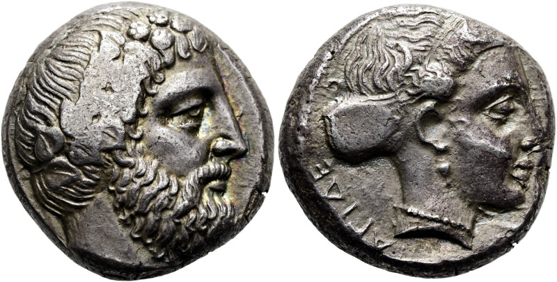 KILIKIEN. NAGIDOS. Stater ø 20mm (10.39g). 400 - 380 v. Chr. Vs.: Bärtiger Kopf ...