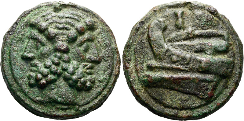 AES GRAVE. Anonym, 240 - 225 v. Chr. As ø 60mm (242.38g). Mzst.Rom. Vs.: Bärtige...