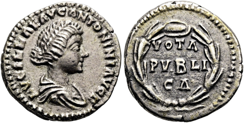 Lucilla, 163 - 181 n. Chr. Denar ø 18mm (3.37g). 163 n. Chr. Mzst.Rom. Vs.: LVCI...