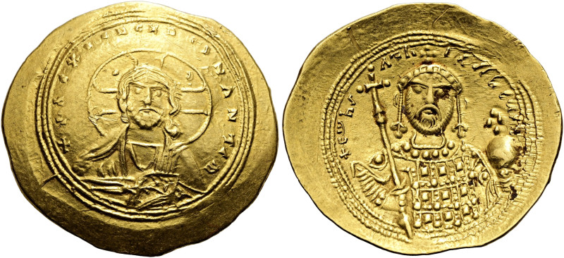 Constantin IX. Monomachos, 1042 - 1055 n. Chr. Histamenon ø 28mm (4.34g). Mzst.K...