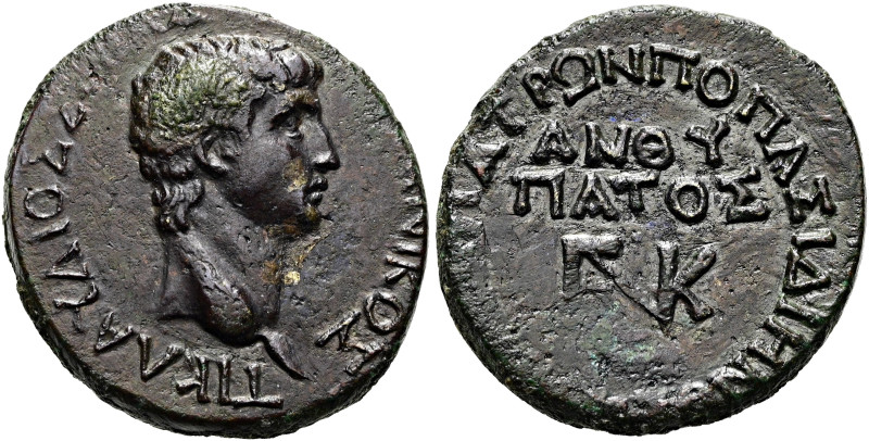 BITHYNIEN. NIKAIA. Claudius, 41 - 54 n. Chr. Tetrachalkon ø 21mm (5.59g). Patron...