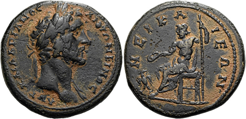 BITHYNIEN. NIKAIA. Antoninus Pius, 138 - 161 n. Chr. Diassarion ø 30mm (18.04g)....
