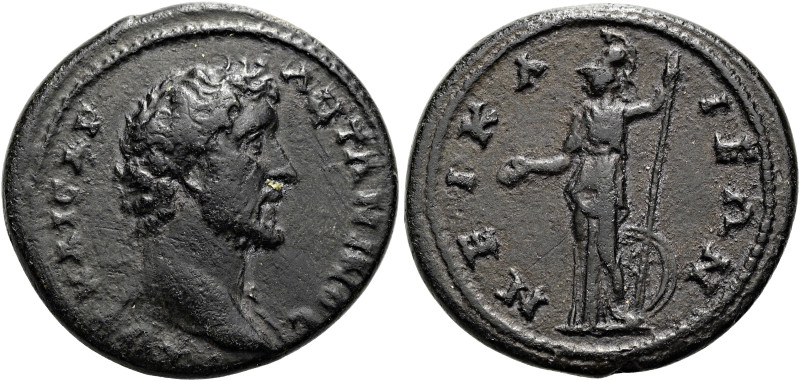 BITHYNIEN. NIKAIA. Antoninus Pius, 138 - 161 n. Chr. Assarion ø 24mm (7.80g). 13...