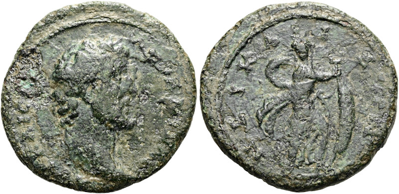 BITHYNIEN. NIKAIA. Antoninus Pius, 138 - 161 n. Chr. Assarion ø 23mm (7.12g). 13...