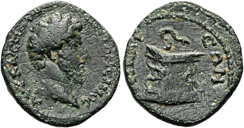 BITHYNIEN. NIKAIA. Marc Aurel, 161 - 180 n. Chr. Hemiassarion ø 18mm (3.64g). St...