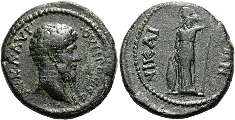 BITHYNIEN. NIKAIA. Lucius Verus, 161 - 169 n. Chr. Assarion ø 23mm (7.95g). St. ...