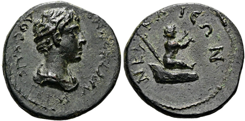 BITHYNIEN. NIKAIA. Commodus als Caesar, 166 - 180 n. Chr. Hemiassarion ø 17mm (3...