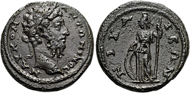 BITHYNIEN. NIKAIA. Commodus als Augustus, 180 - 196 n. Chr. Assarion ø 21mm (7.4...