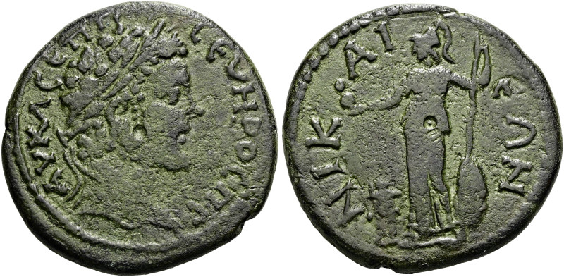 BITHYNIEN. NIKAIA. Septimius Severus, 193 - 211 n. Chr. Diassarion ø 26mm (11.42...