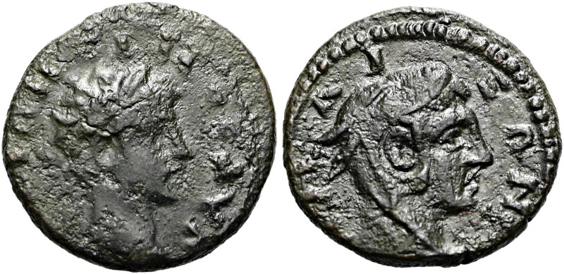 BITHYNIEN. NIKAIA. Caracalla, 211 - 217 n. Chr. Hemiassarion ø 15mm (1.92g). 202...