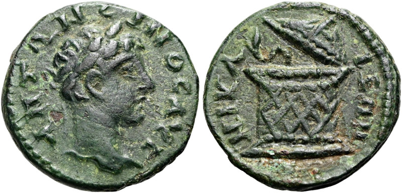 BITHYNIEN. NIKAIA. Caracalla, 211 - 217 n. Chr. Hemiassarion ø 14mm (1.80g). 202...