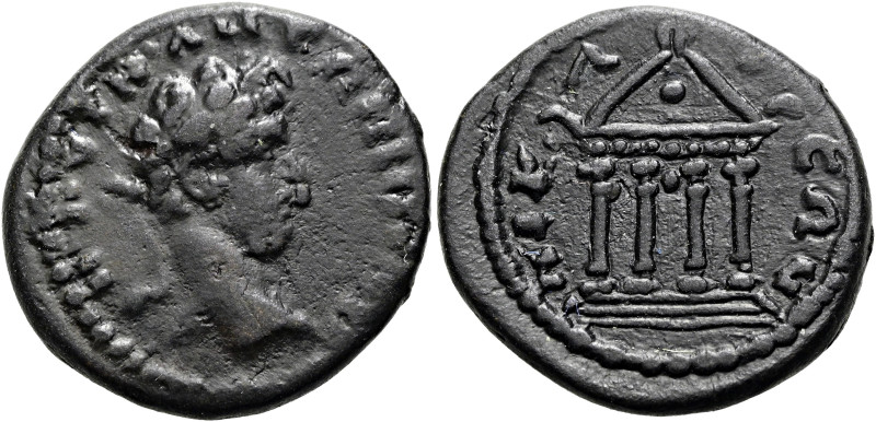 BITHYNIEN. NIKAIA. Caracalla, 211 - 217 n. Chr. Hemiassarion ø 18mm (3.26g). 202...