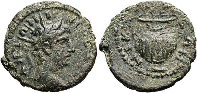 BITHYNIEN. NIKAIA. Caracalla, 211 - 217 n. Chr. Hemiassarion ø 16mm (1.96g). 202...