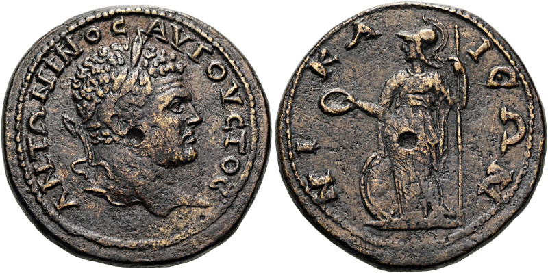 BITHYNIEN. NIKAIA. Caracalla, 211 - 217 n. Chr. Diassarion ø 29mm (15.15g). 214 ...