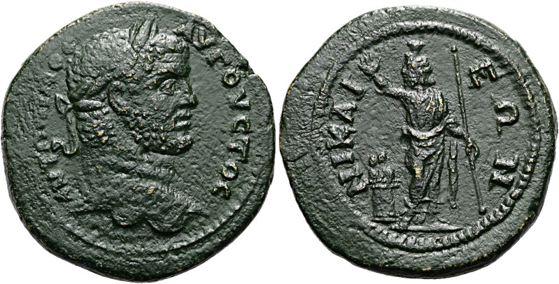 BITHYNIEN. NIKAIA. Caracalla, 211 - 217 n. Chr. Diassarion ø 30mm (14.83g). 214 ...