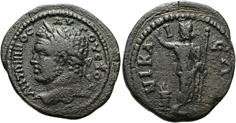 BITHYNIEN. NIKAIA. Caracalla, 211 - 217 n. Chr. Assarion ø 25mm (7.34g). 214 - 2...