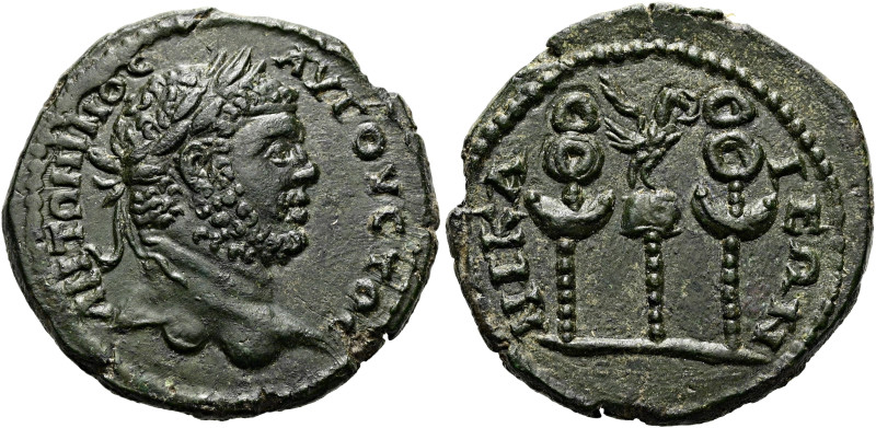 BITHYNIEN. NIKAIA. Caracalla, 211 - 217 n. Chr. Assarion ø 25mm (7.43g). 214 - 2...