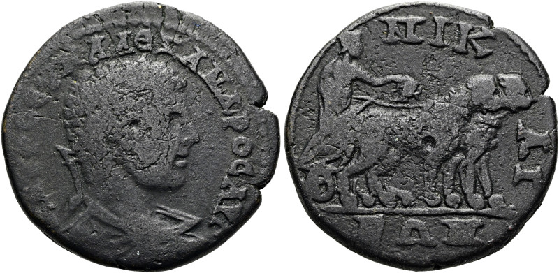 BITHYNIEN. NIKAIA. Severus Alexander, 222 - 235 n. Chr. Diassarion ø 26mm (8.32g...