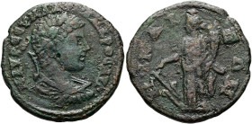 BITHYNIEN. NIKAIA. Severus Alexander, 222 - 235 n. Chr. Diassarion ø 26mm (9.16g). 218 - 224 n. Chr. St. 30°. Vs.: · M · AVP · CEV·H · AΛ[EZ]ΑΝΔPOC · ...