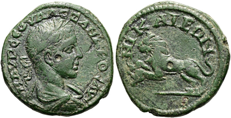 BITHYNIEN. NIKAIA. Severus Alexander, 222 - 235 n. Chr. Assarion ø 19mm (4.32g)....