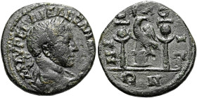 BITHYNIEN. NIKAIA. Severus Alexander, 222 - 235 n. Chr. Assarion ø 20mm (3.82g). 228 - 231 n. Chr. St. 15°. Vs.: M AVP CEVY AΛΕZ1ANDP[OC A], Büste mit...