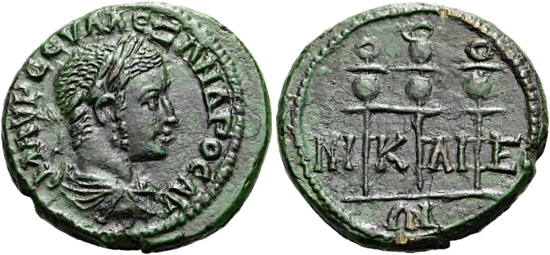 BITHYNIEN. NIKAIA. Severus Alexander, 222 - 235 n. Chr. Assarion ø 20mm (5.14g)....