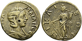 BITHYNIEN. NIKAIA. Iulia Mamaea, 222 - 235 n. Chr. Diassarion ø 24mm (7.58g). 218 - 224 n. Chr. St. 30°. Vs.: IOVΛIA - MAMAIAN CE, Büste in Palla mit ...