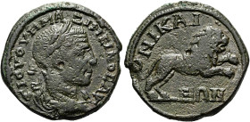 BITHYNIEN. NIKAIA. Maximinus Thrax, 235 - 238 n. Chr. Diassarion ø 24mm (7.63g). St. 30°. Vs.: Γ ΙOY OYH MA-ZIMEINOC AVΓ (VΓ ligiert), Büste mit Panze...