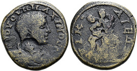 BITHYNIEN. NIKAIA. Maximus Caesar, 236 - 238 n. Chr. Diassarion ø 23mm (8.03g). St. 15°. Vs.: Γ IOV OVH MAZIMOC K, Büste mit Panzer und Paludamentum n...