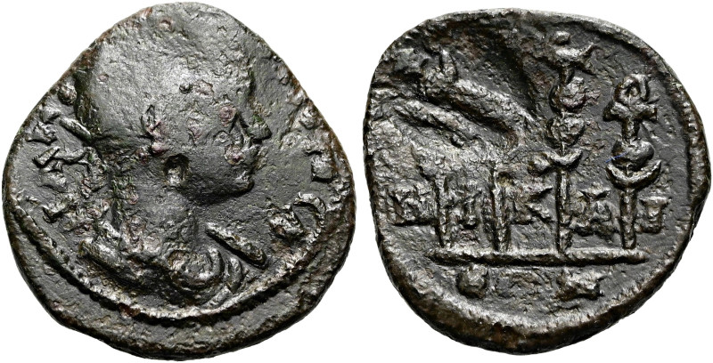 BITHYNIEN. NIKAIA. Gordian III., 238 - 244 n. Chr. Assarion ø 19mm (2.64g). Früh...