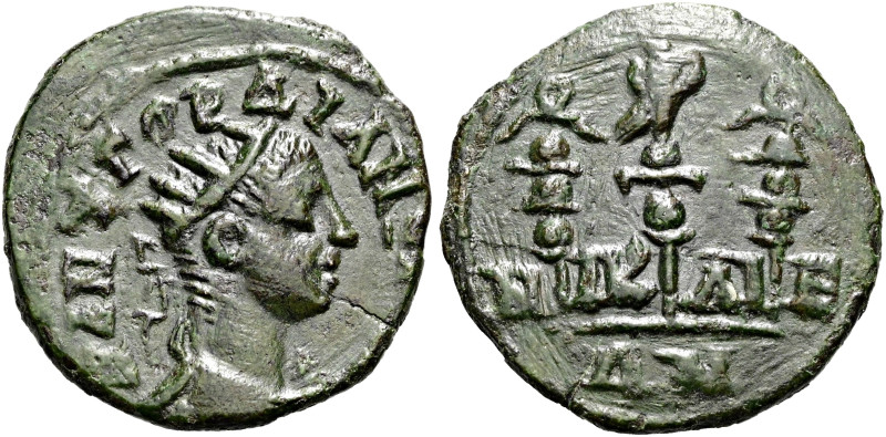 BITHYNIEN. NIKAIA. Gordian III., 238 - 244 n. Chr. Assarion ø 17mm (2.49g). Mai ...