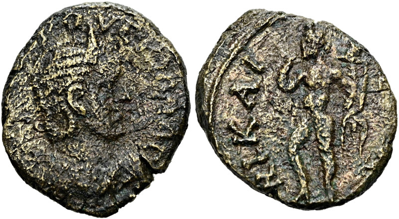 BITHYNIEN. NIKAIA. Herennia Etruscilla, 249 - 251 n. Chr. Assarion ø 17mm (3.27g...