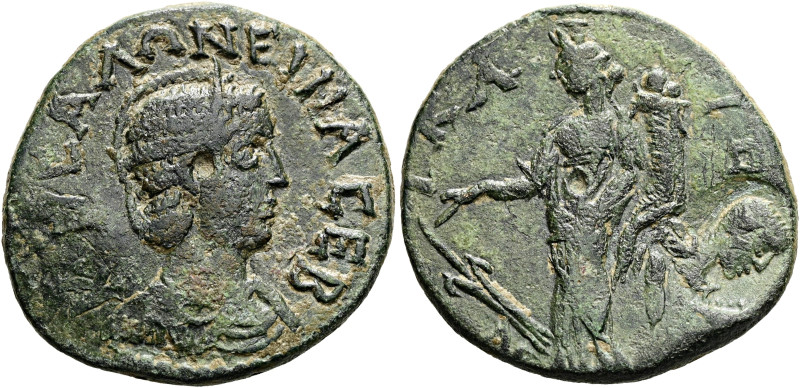 BITHYNIEN. NIKAIA. Salonina, 254? -268 n. Chr. Triassarion ø 24mm (6.45g). Präge...