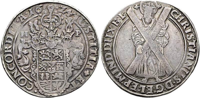 BRAUNSCHWEIG - CELLE / CALENBERG. Christian von Minden, 1611 - 1633. Reichstaler...