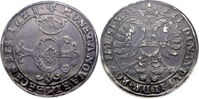 EINBECK, Stadt. Reichstaler (28.69g). 1628, Einbeck. Mit dem Titel Kaiser Ferdinand II. (1619-1637) .MONETA. NOVA. EIMBECENSIS. 16Z8. Münzzeichen abne...