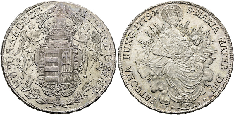 HABSBURGER BIS 1866. Maria Theresia, 1740-1780. Konventionstaler (28.09g). 1779 ...