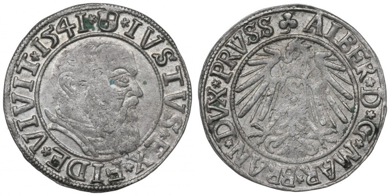 Germany, Preussen, Albrecht Hohenzollern, Groschen 1541, Konigsberg Bardzo ładny...