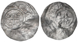 Bolesław I Chrobry, Wielkopolska, Denar typu REX (ok. 1015-1020) - jednostronny WIELKA RZADKOŚĆ EXTREMELY RARE R6