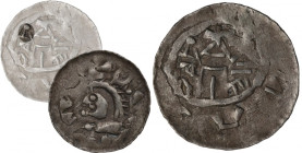 Władysław I Herman (1081-1102), Kraków, denar, budowla z JEDNĄ kulą - RZADKOŚĆ RRR