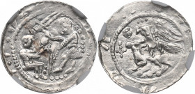 Vladislaus II, Denarius, Cracow - NGC MS62